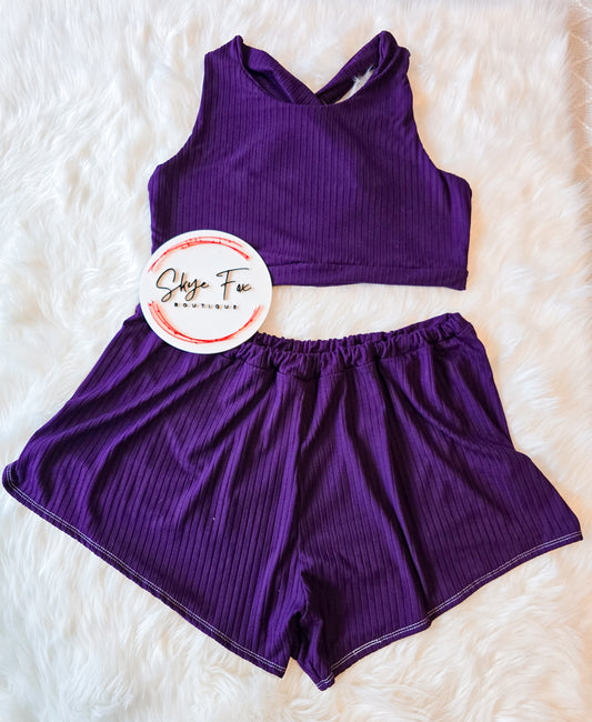 RTS Adult L Bralette & Breezy Short set