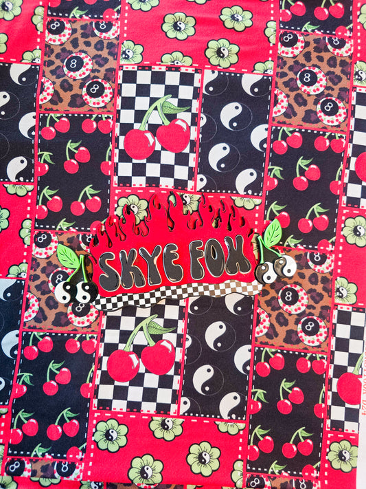 DBP Fabric Cherry check