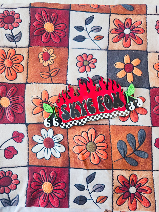 DBP Fabric quilt flower