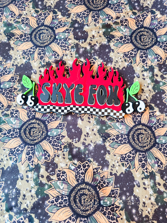 DBP Fabric camo flower Leopard