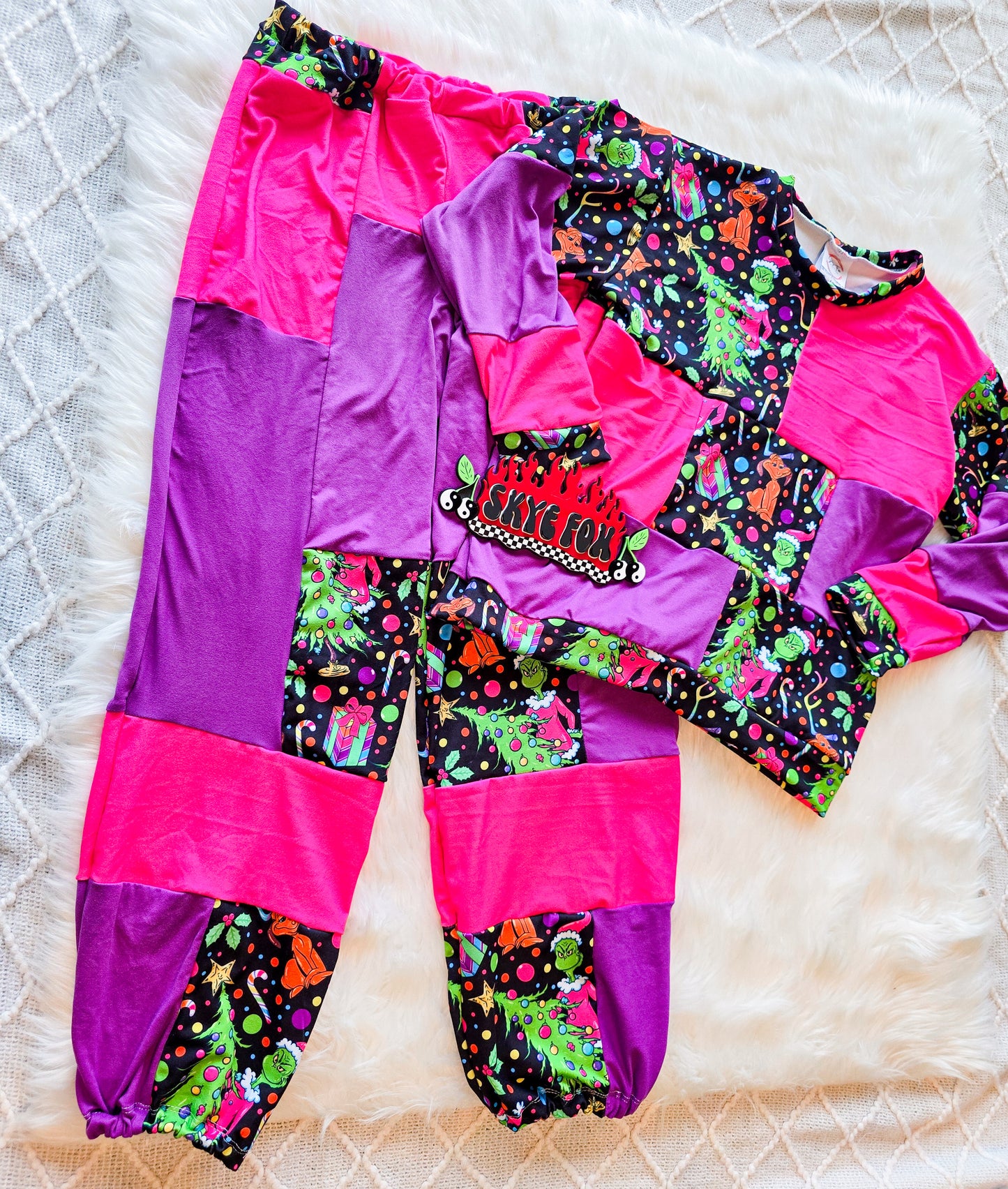 Adult & Kids Patchwork Lounge Set