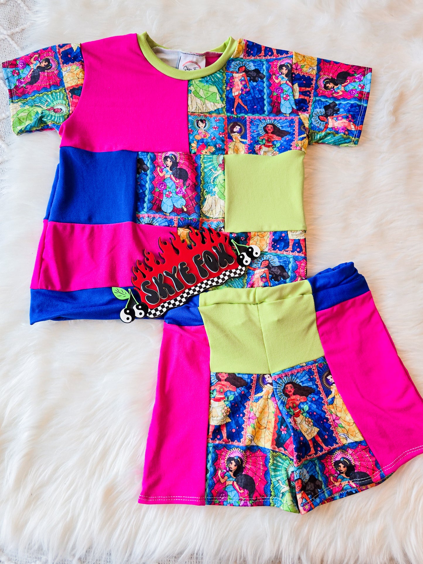 Adult & Kids Patchwork Lounge Set