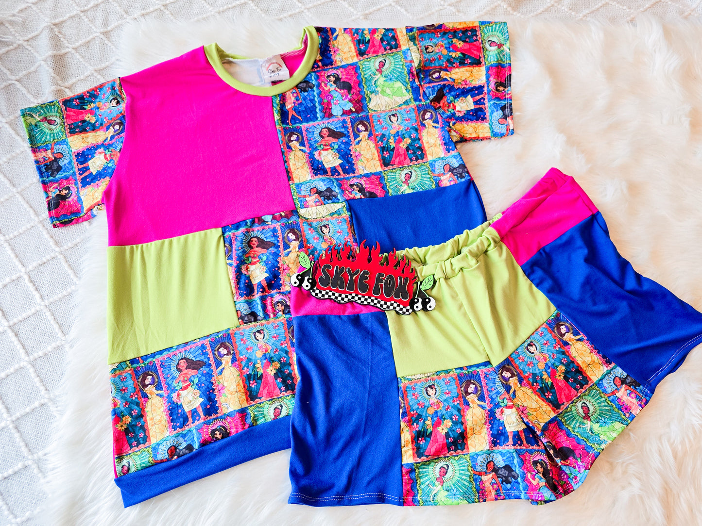 Adult & Kids Patchwork Lounge Set