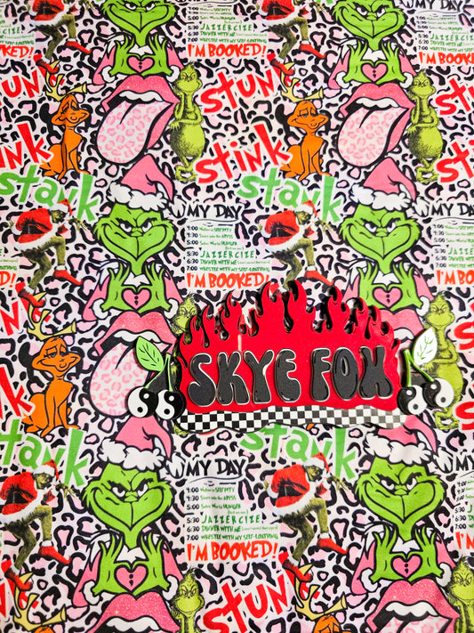 DBP Fabric Christmas Leopard