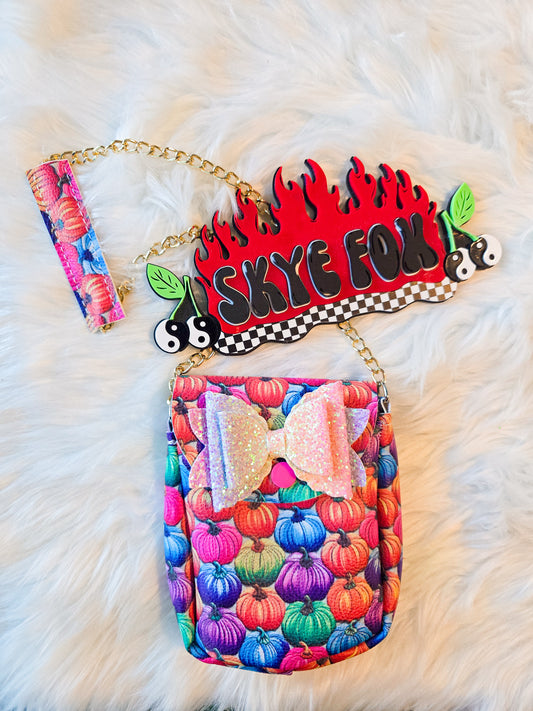 Purse Neon Pumpkin