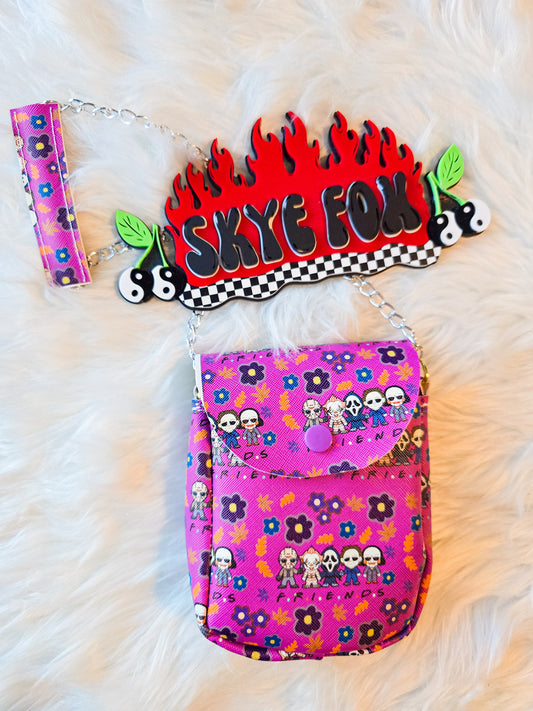 Purse Horror flowers