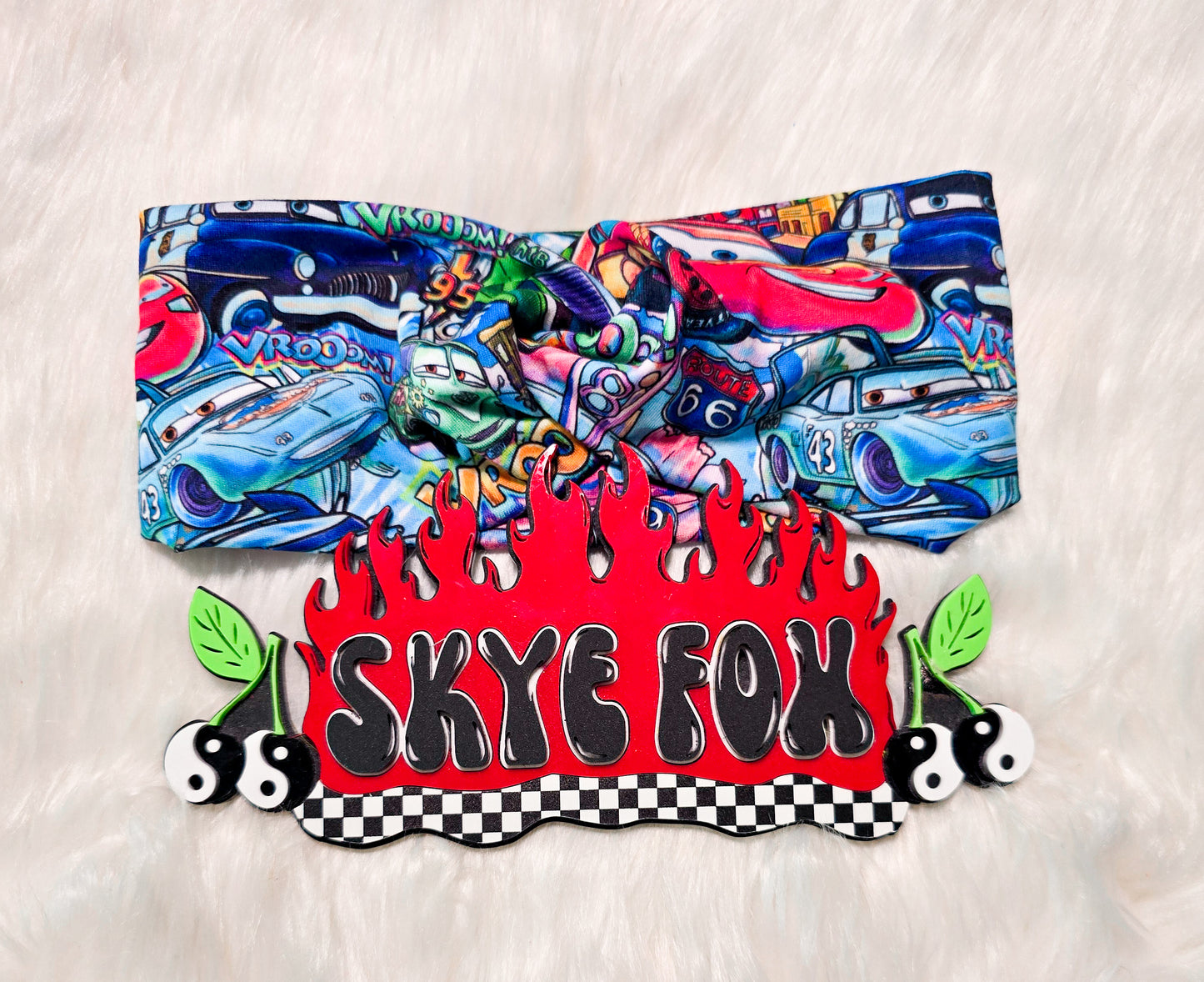 Twist Headband neon vehicles