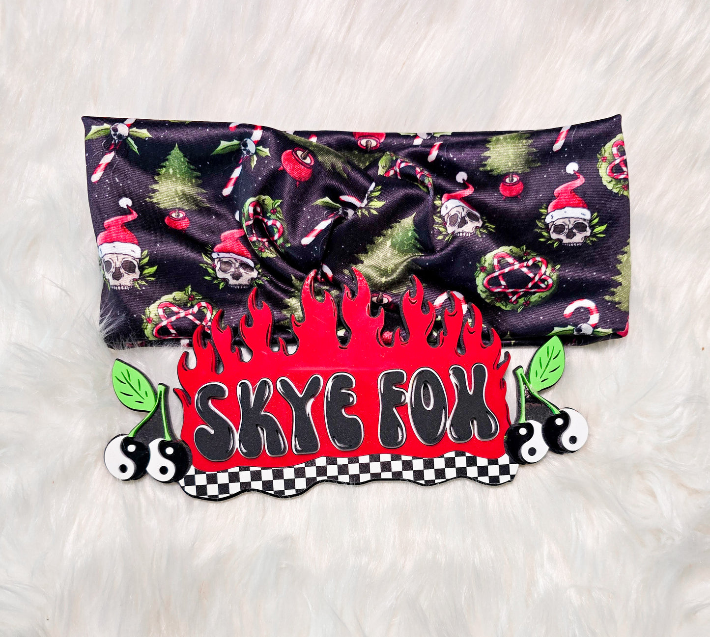 Twist Headband spooky Christmas