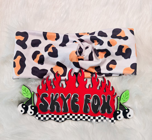 Twist Headband leopard