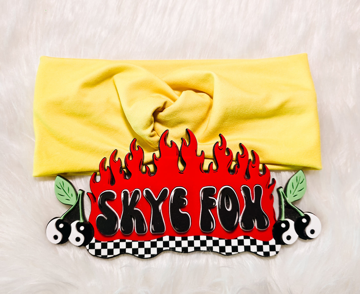 Twist Headband yellow