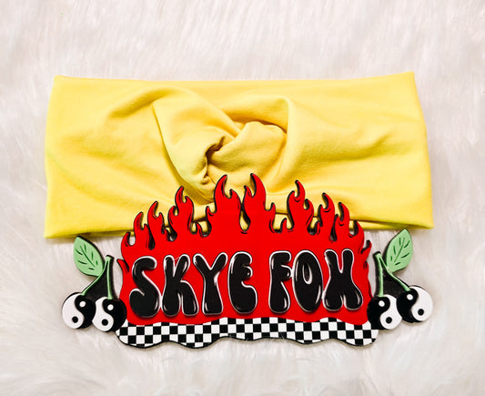 Twist Headband yellow