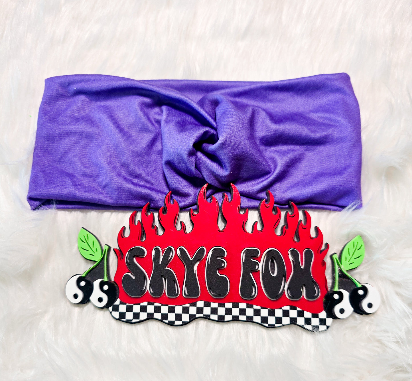 Twist Headband purple