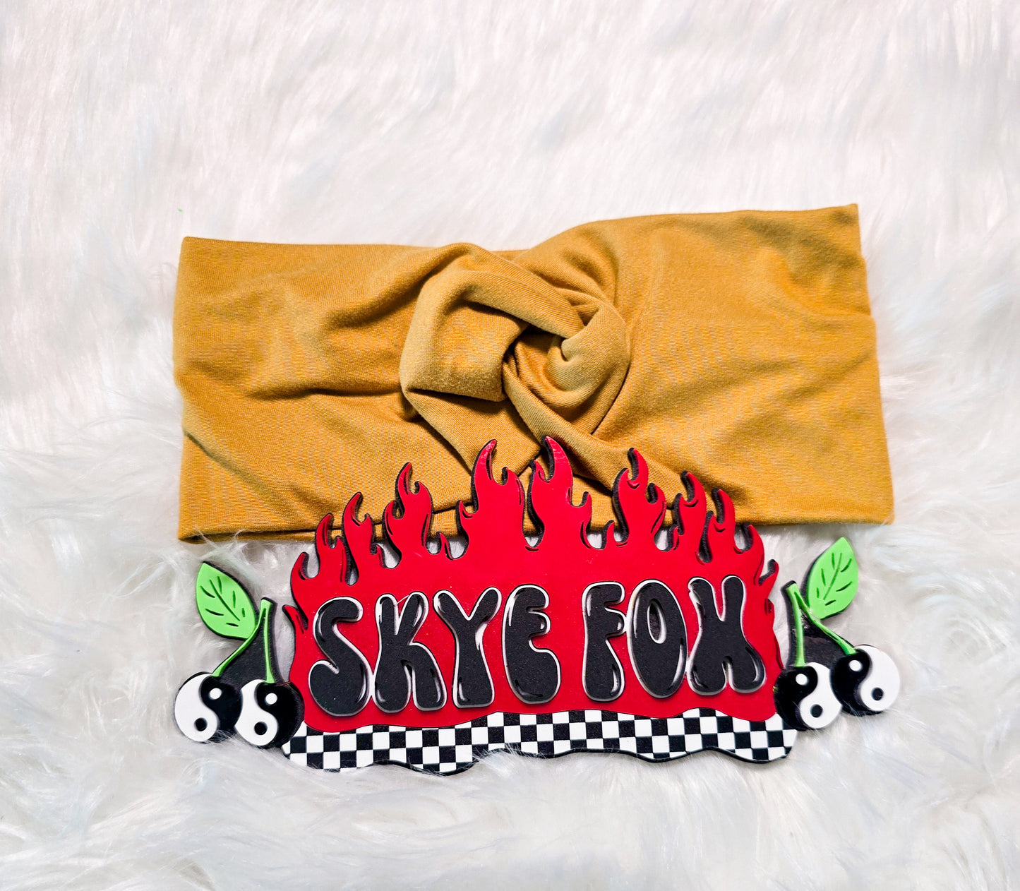 Twist Headband Mustard