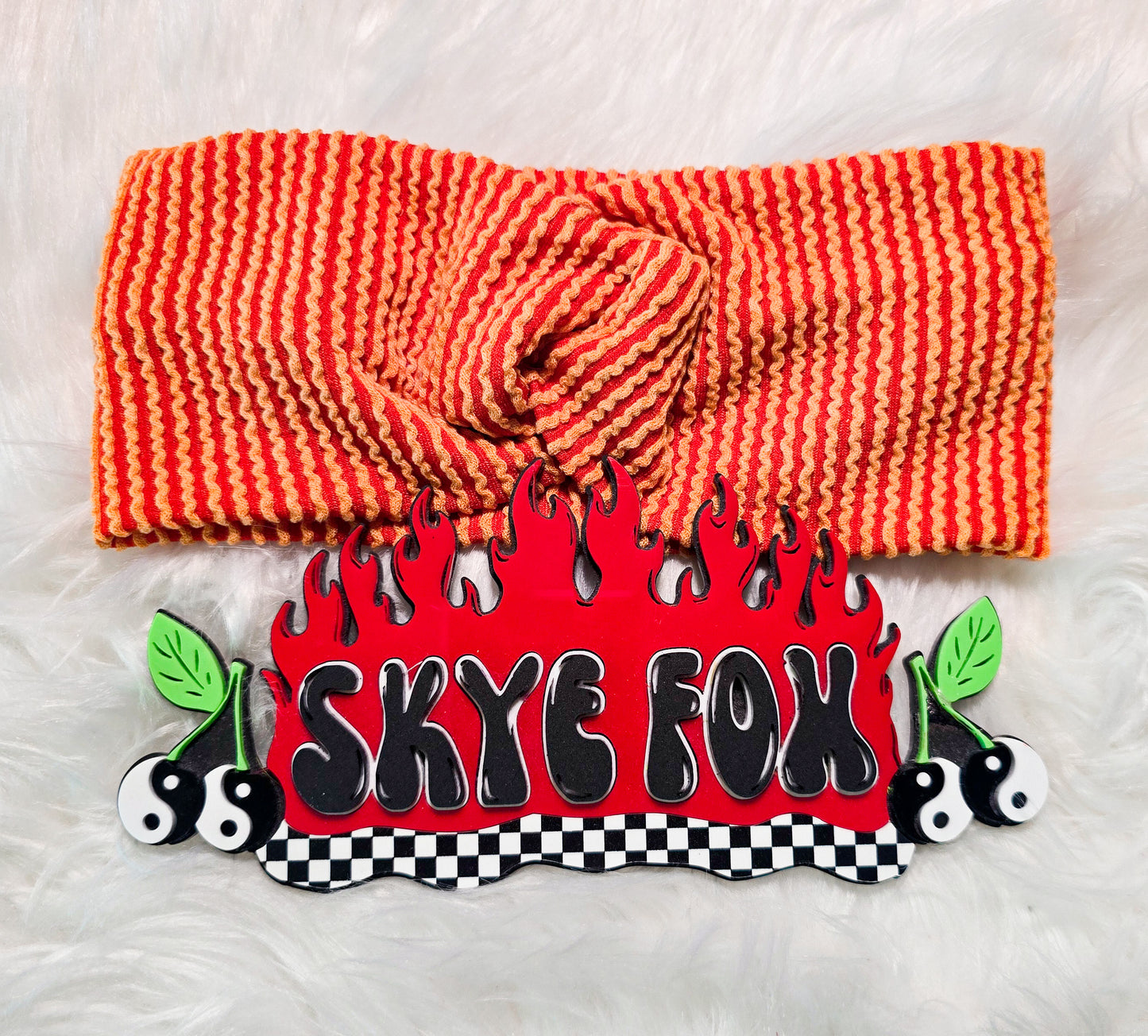 Twist Headband orange
