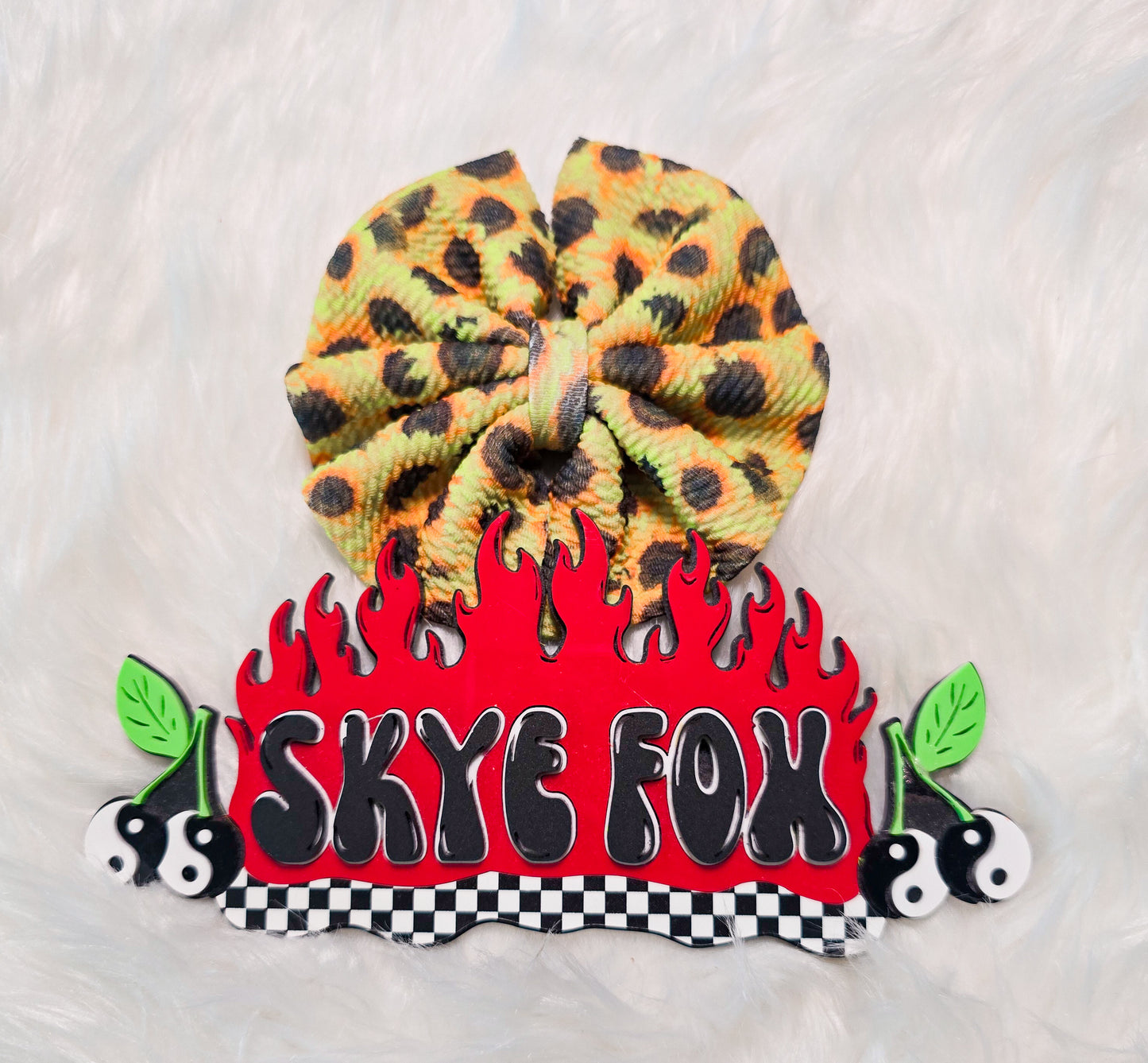 Floral 5" Hair Bow