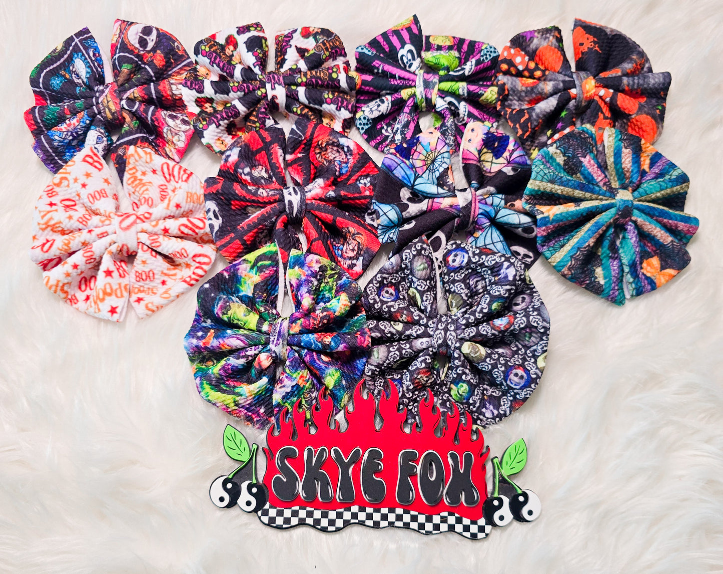 Halloween 5" Hair Bow