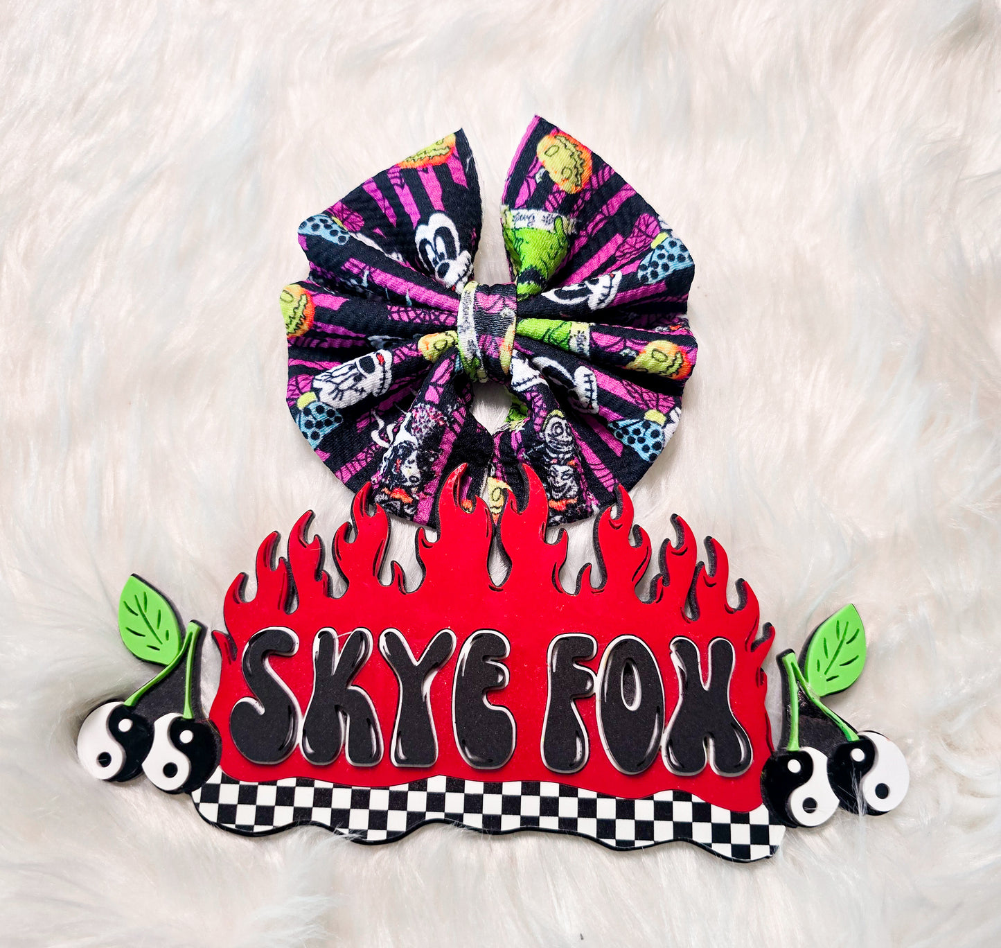 Halloween 5" Hair Bow