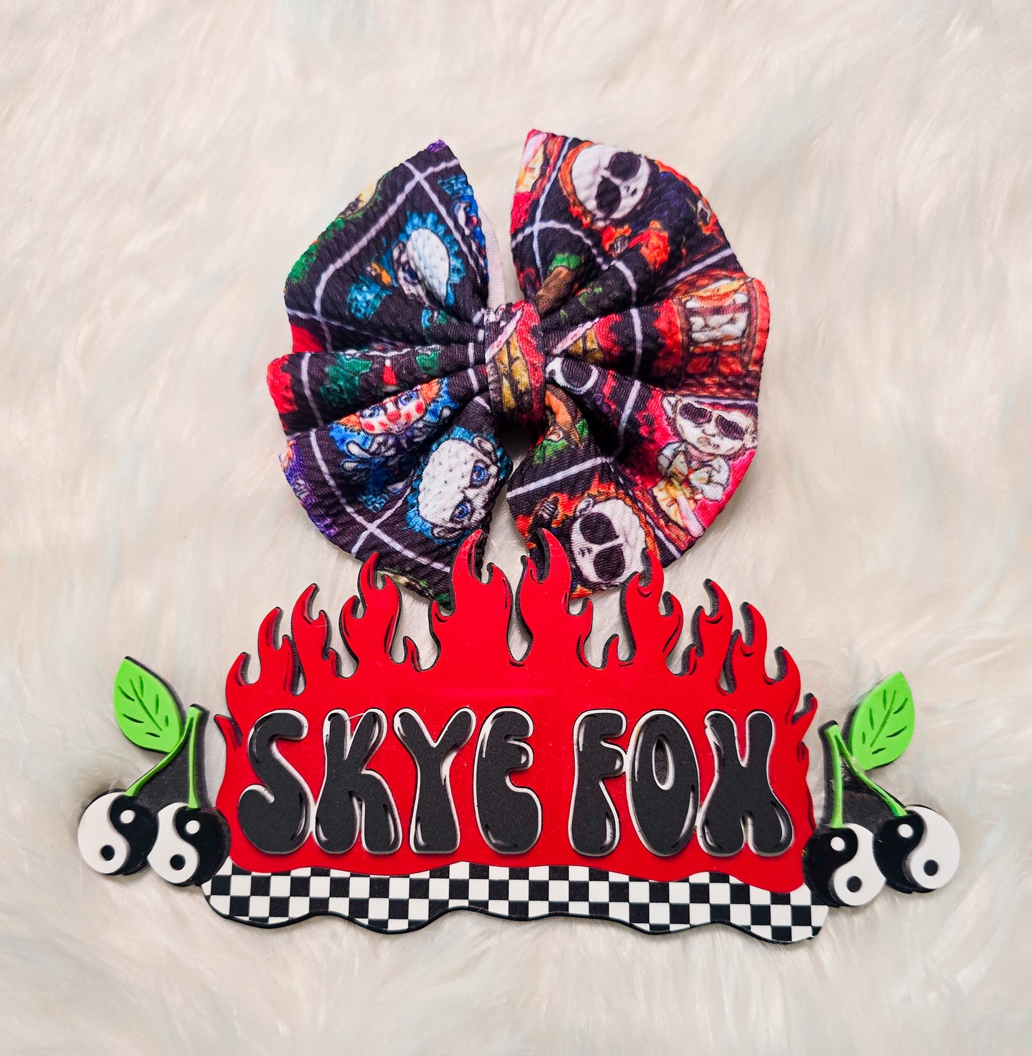 Halloween 5" Hair Bow