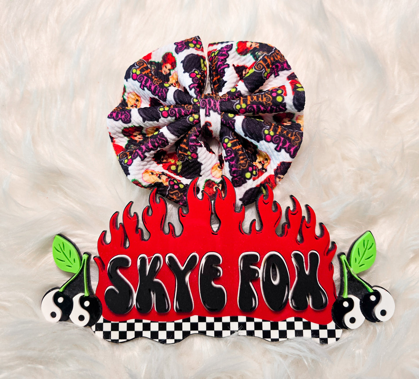 Halloween 5" Hair Bow