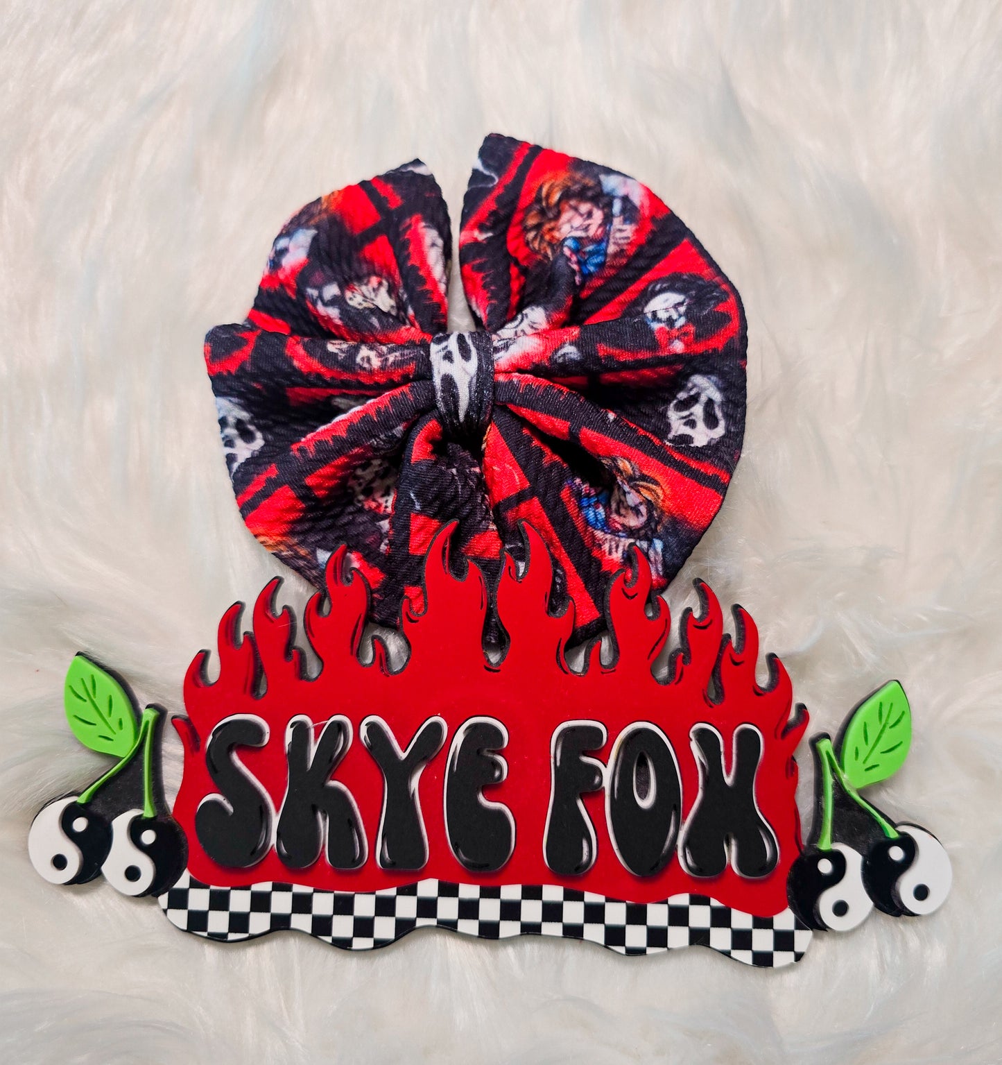 Halloween 5" Hair Bow
