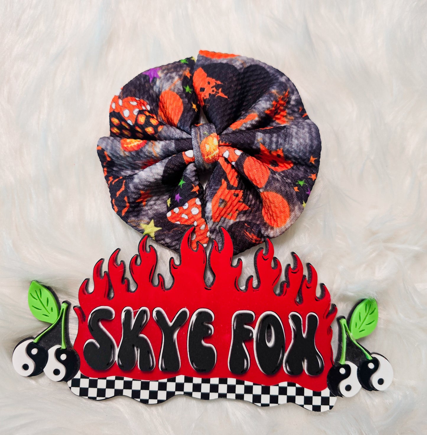 Halloween 5" Hair Bow