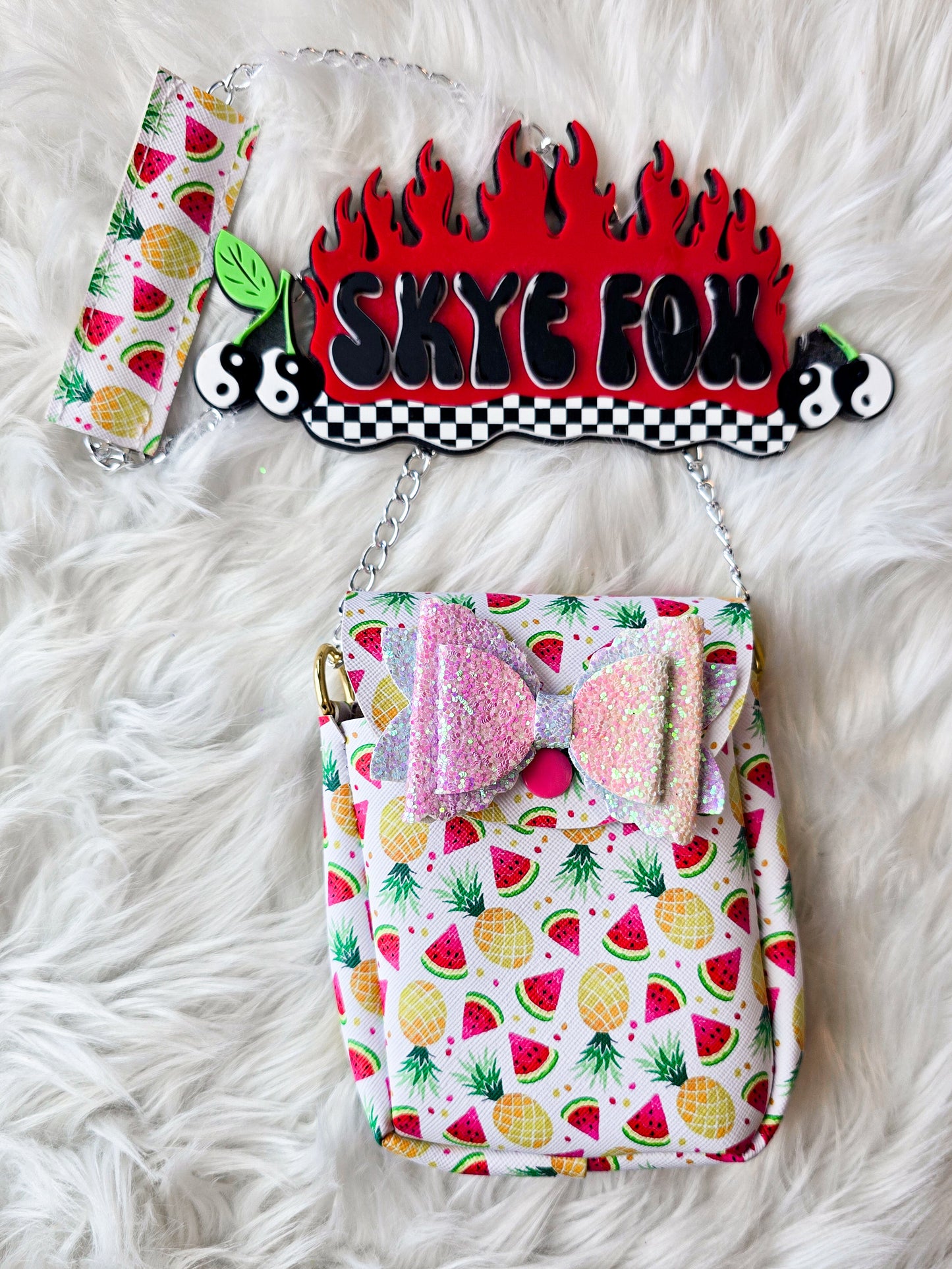 Watermelon pineapple Purse