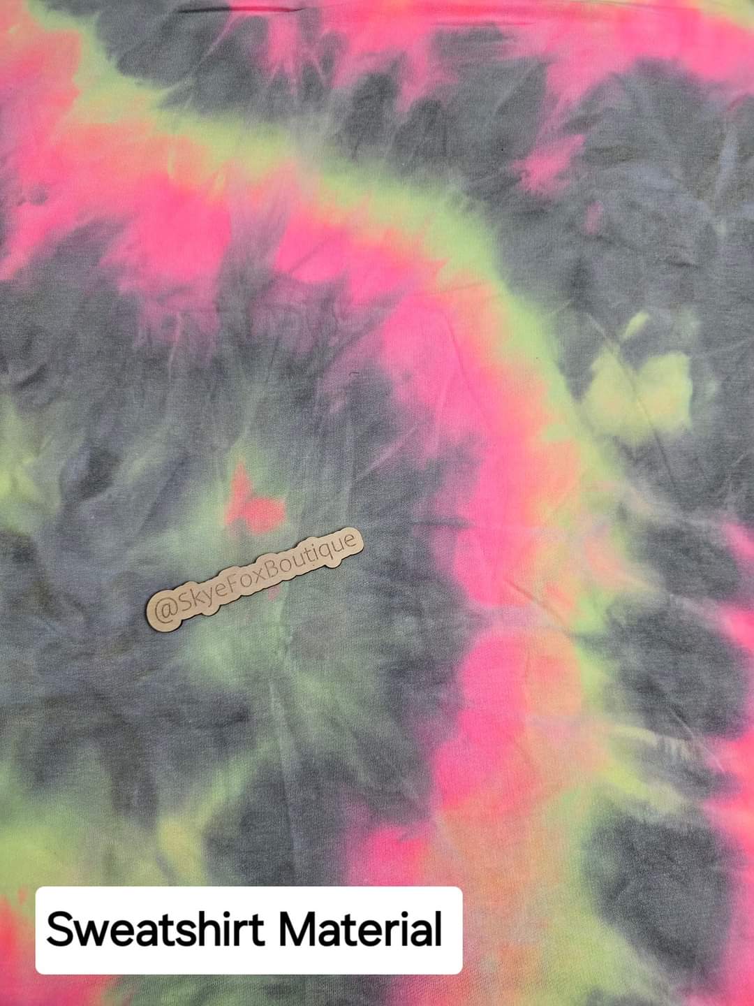 Tye Dye Sweat Shirt Pink gray