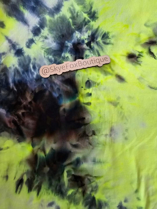 Tye Dye Neon Black