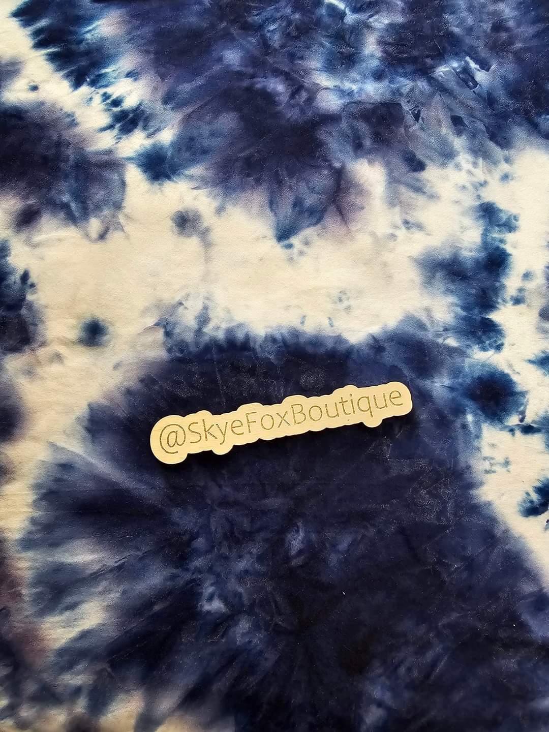 Tye Dye Blue & White