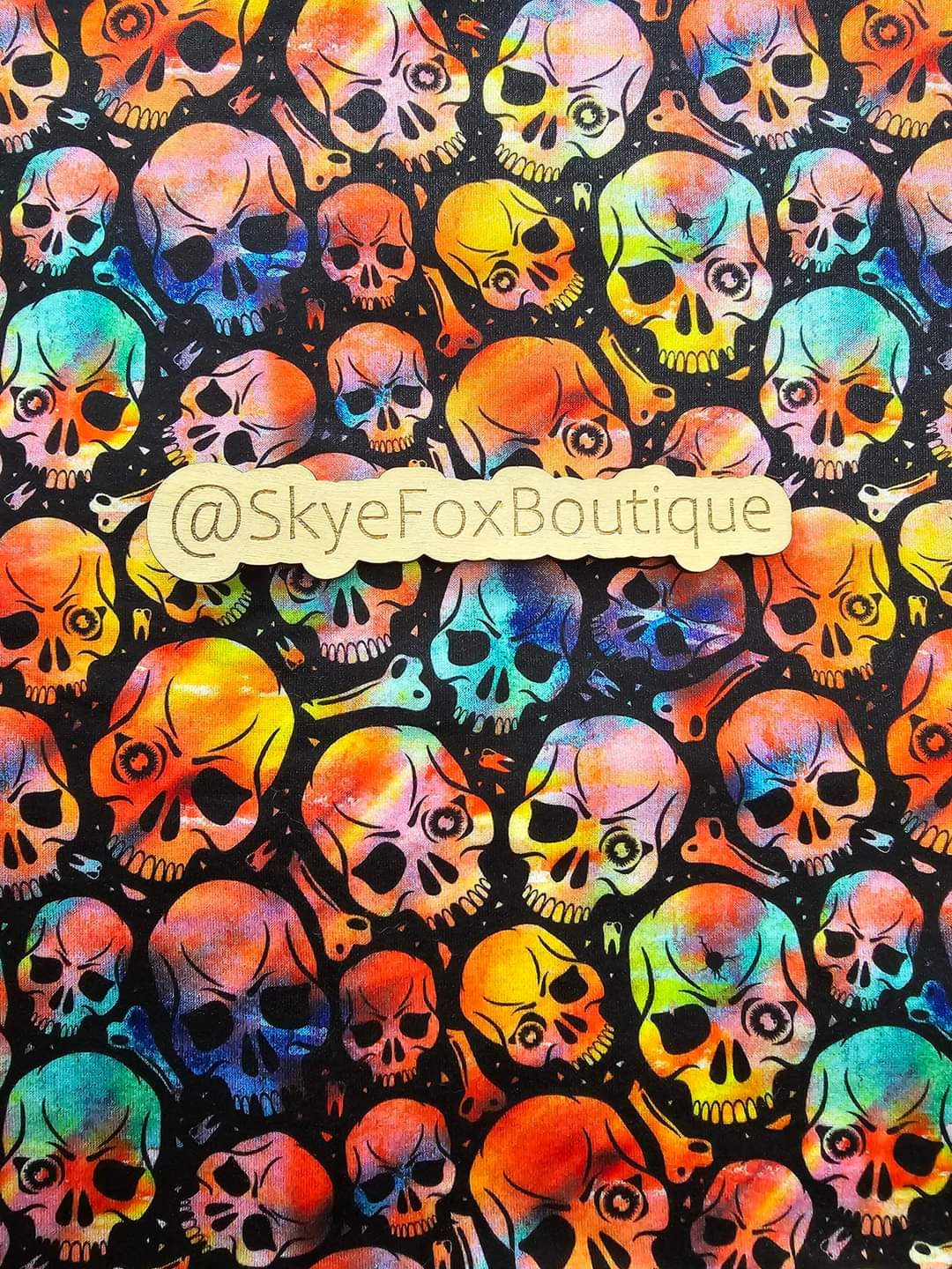 Rainbow skull