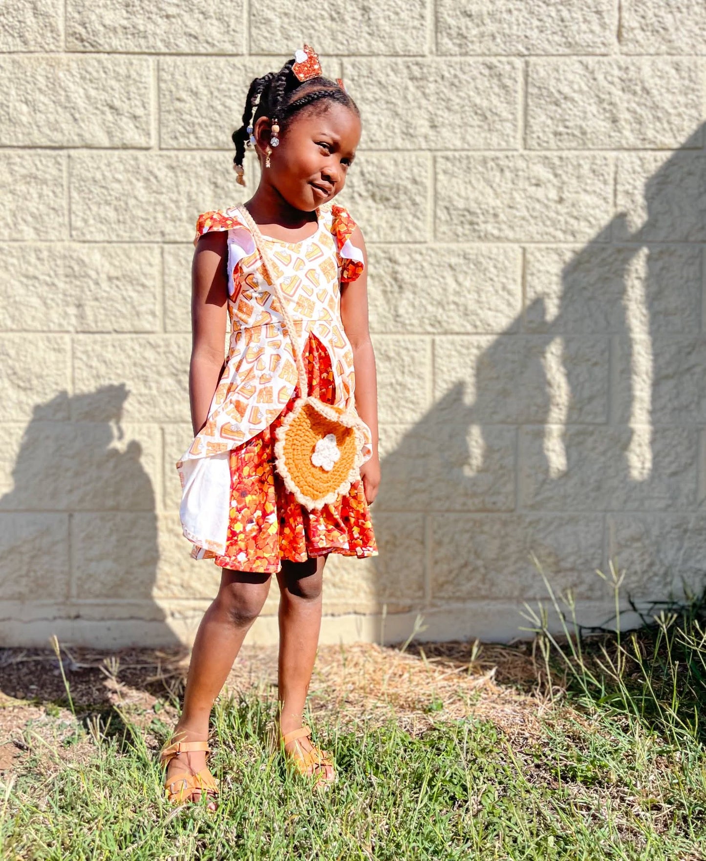 Diana's Cascading Flounce Top/ Dress 2T to 12y