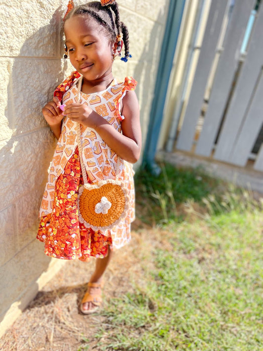 Diana's Cascading Flounce Top/ Dress 2T to 12y