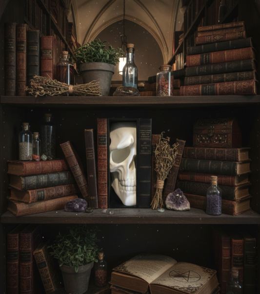 1/2 Skull Book Nook