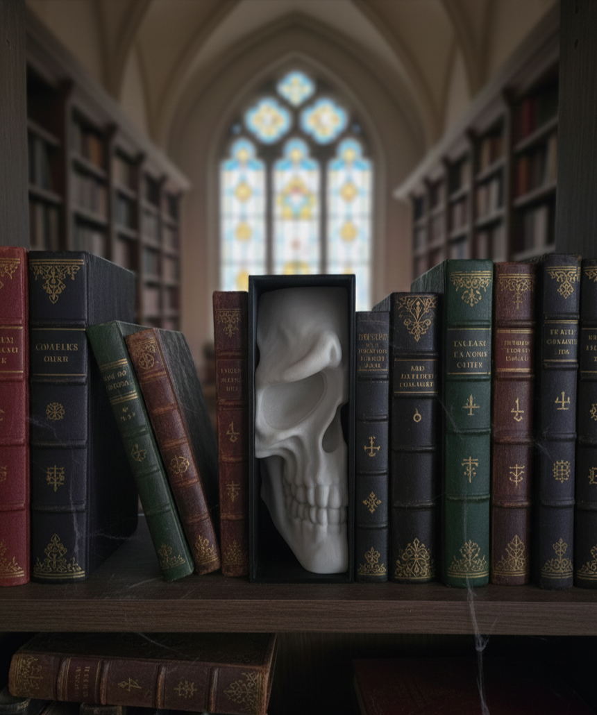 1/2 Skull Book Nook