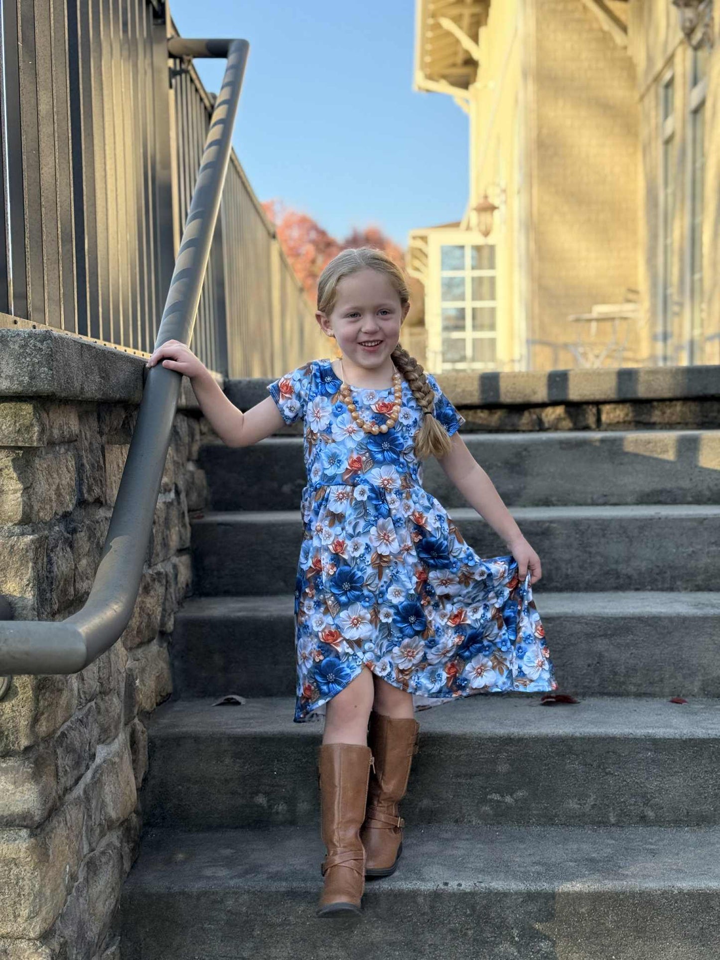 Adult & Kids Bluezette Dress