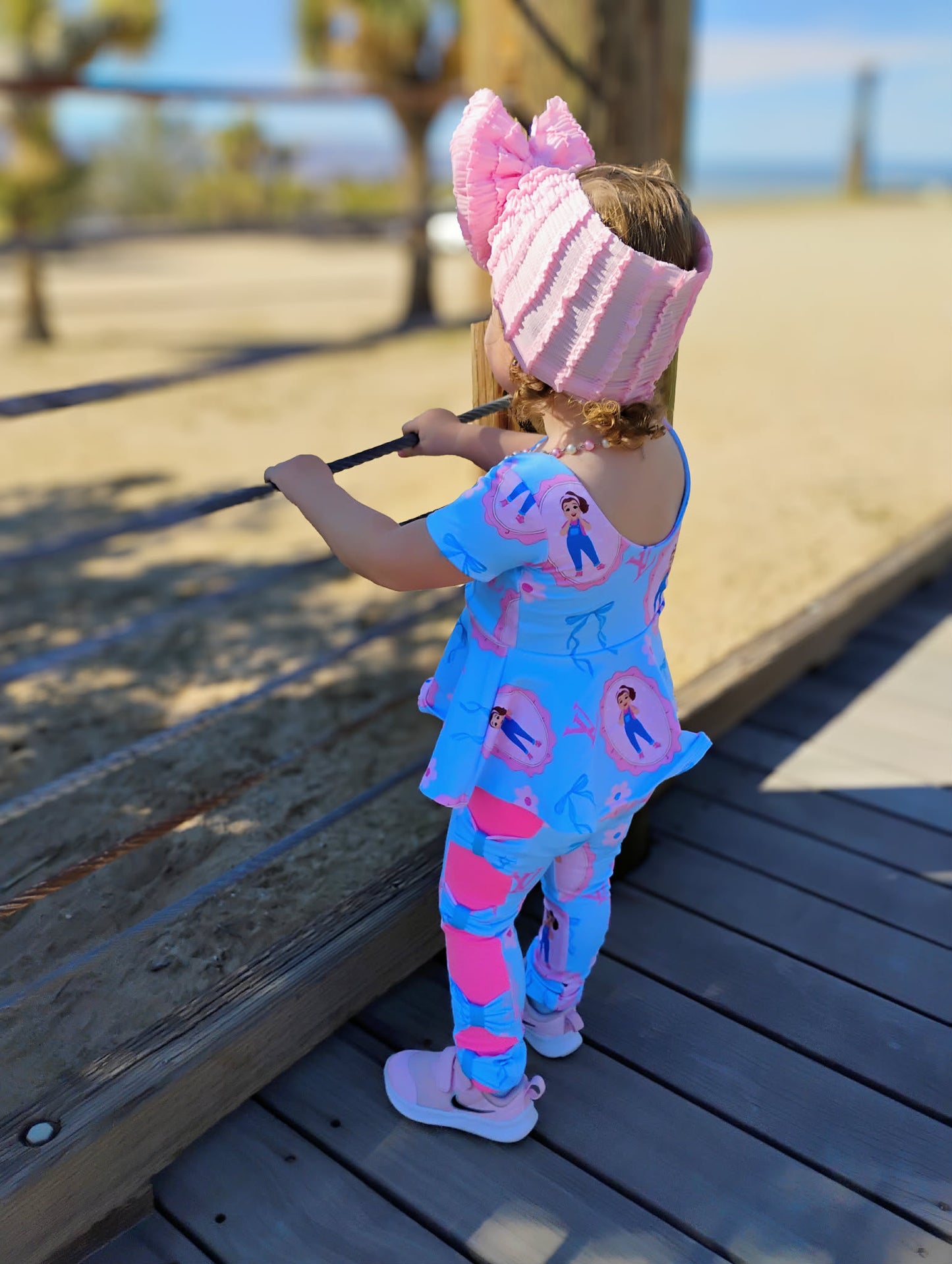 Kids Zavayla  Bow Leggings NB to 16y