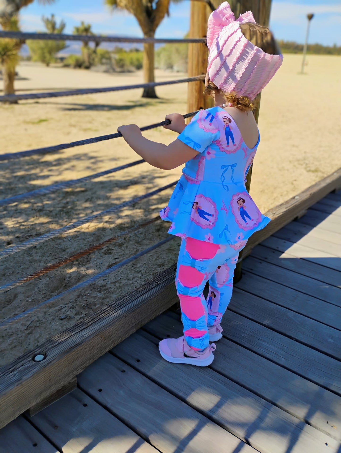 Kids Zavayla  Bow Leggings NB to 16y