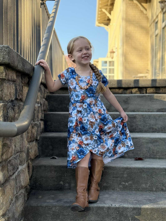 Adult & Kids Bluezette Dress