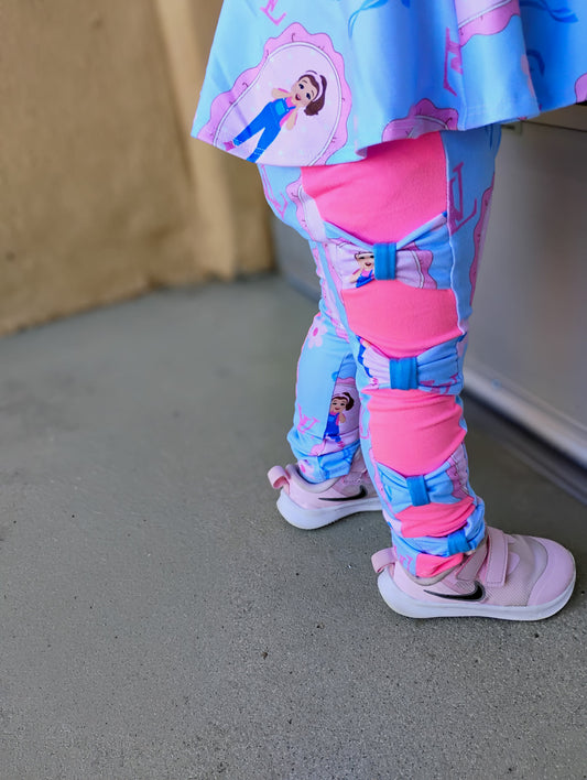 Kids Zavayla  Bow Leggings NB to 16y