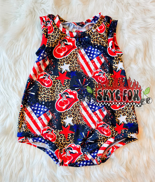 9/12m RTS bubble Romper