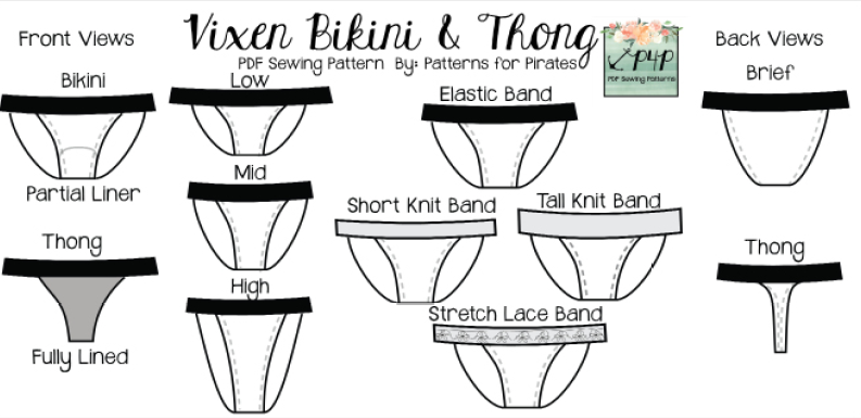 Vixen Bikini XXS to Adult 5X