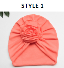 Double Layer Flower Turban Hat