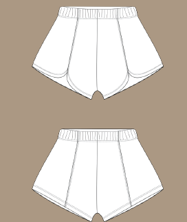 Adult Breezy Shorts XXS - 5X
