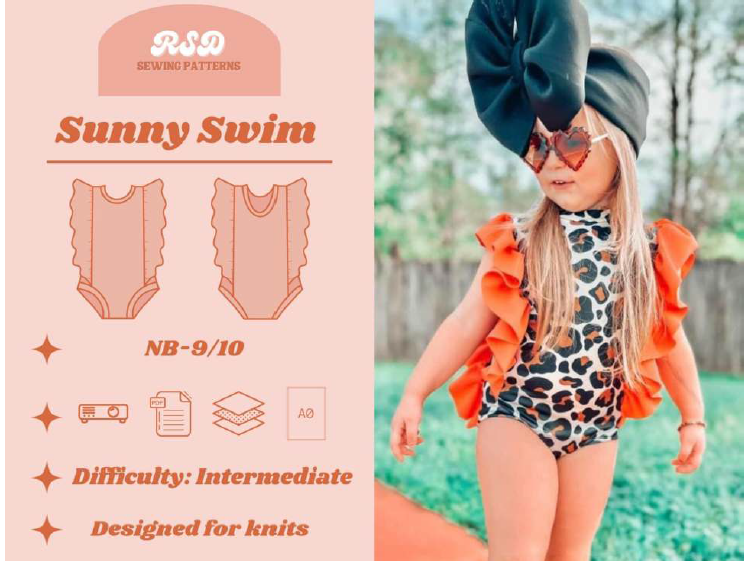 Kids Swim Sunny (One piece)