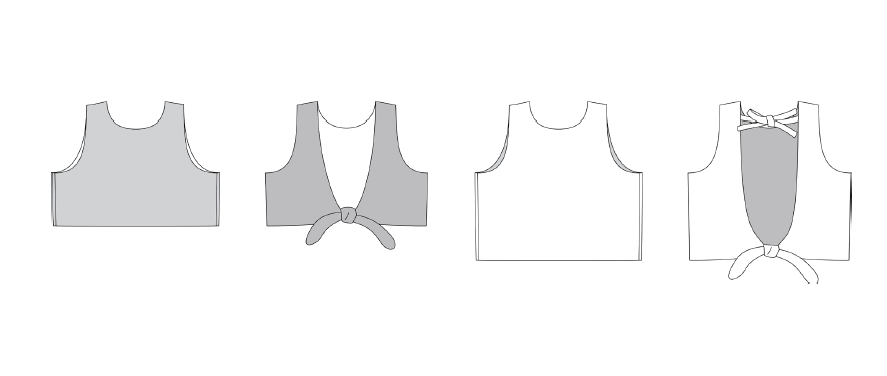 Kids Reversable Tie Top