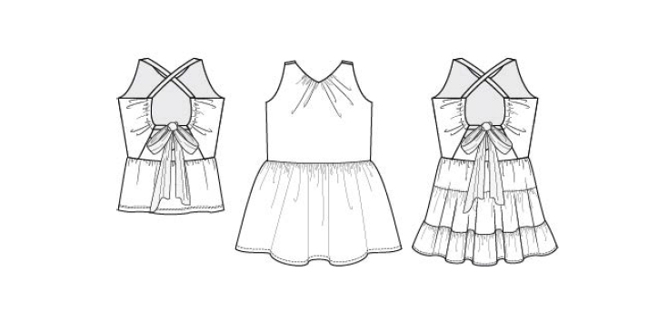 Kids Sparrow Top/Dress 1-14