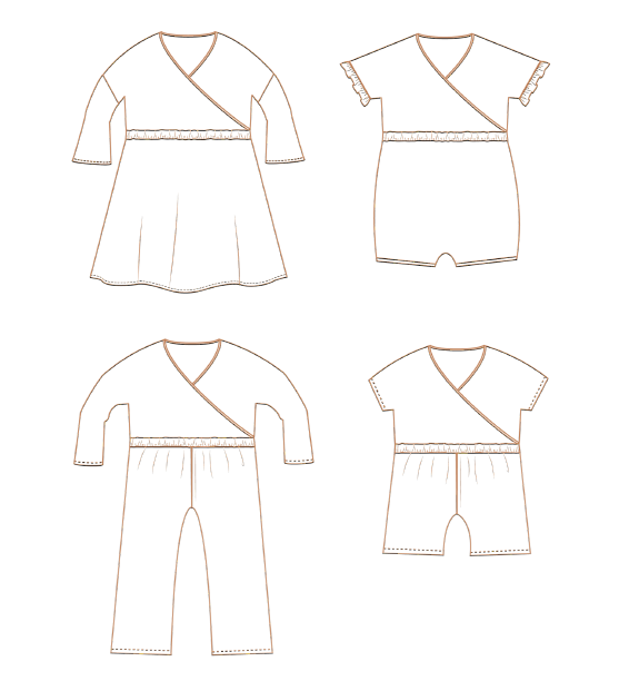 Kids Cypress Romper NB to 16