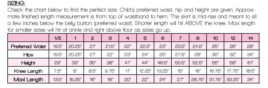 Chole Skirt Kids & Adult