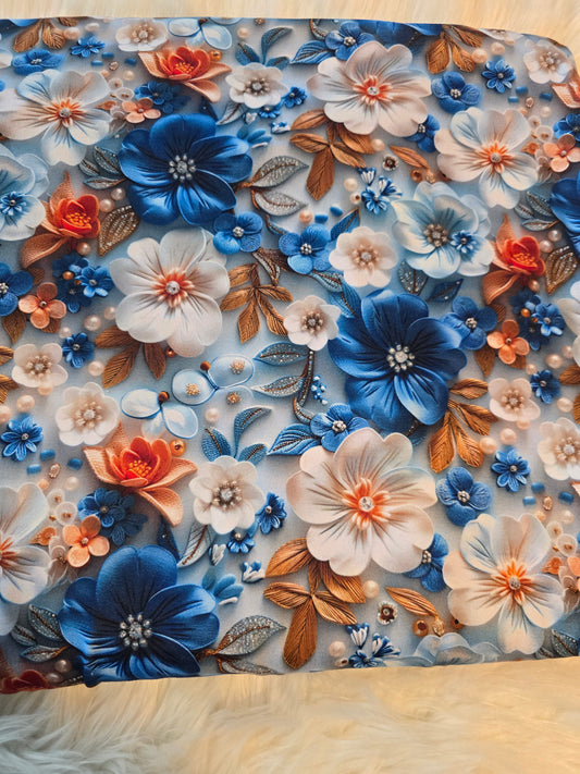 DBP Fabric 3D flower